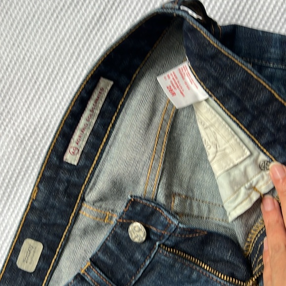 Adriano Goldschmied distressed jeans, size 26R, tomboy boyfriend fit - Picture 5 of 12